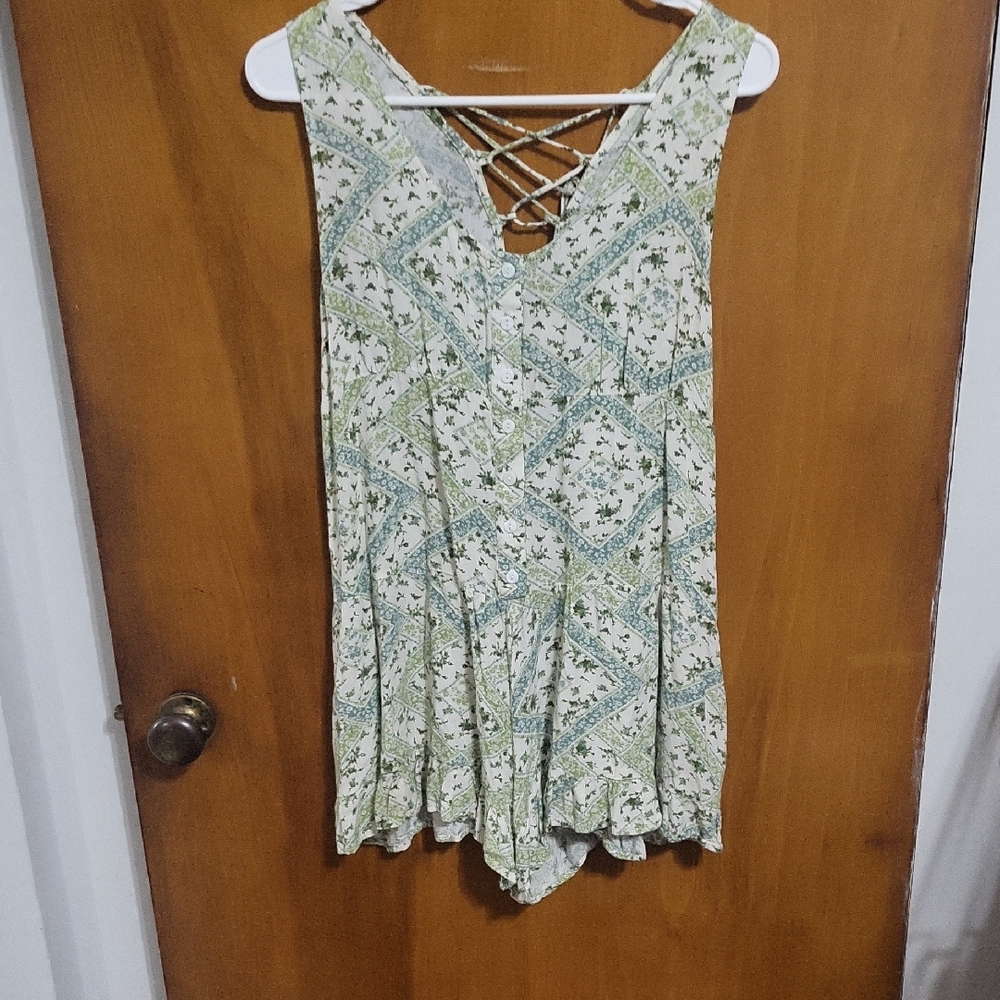 Womens Boho Romper Size Small